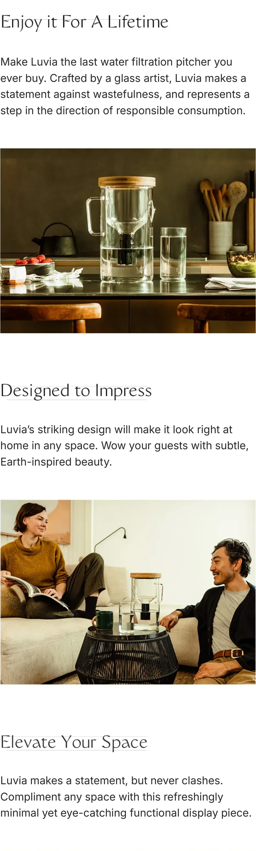 Enjoy it For A Lifetime. Designed to Impress. Elevate Your Space.